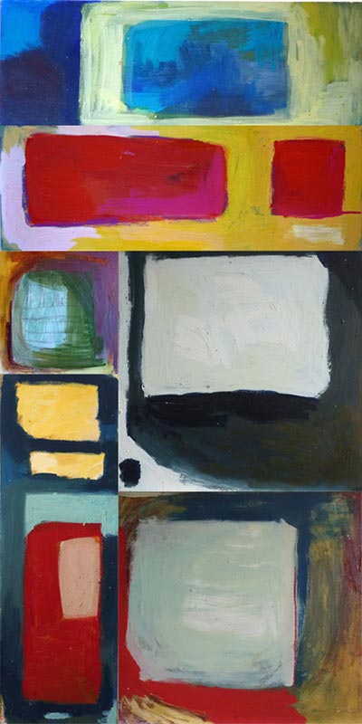 2012.  Tableau modulable support 180cmx90cm